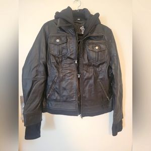 Real leather jacket